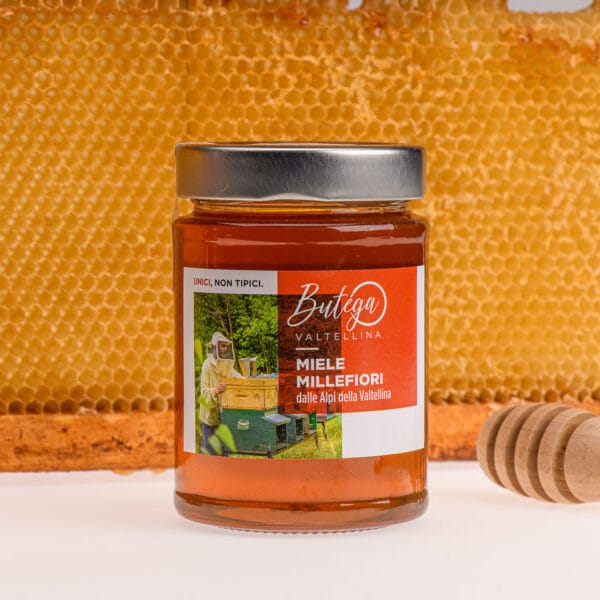 Miele millefiori delle Alpi Orobie Valtellinesi