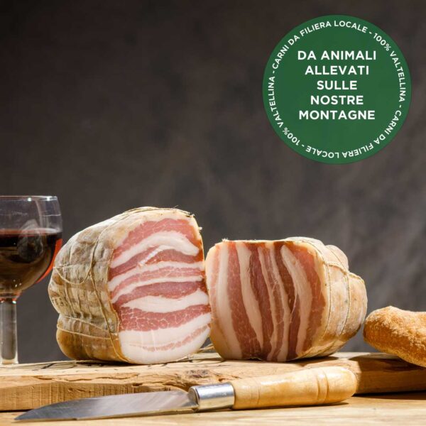 Alternative view of Pancetta tonda stagionata