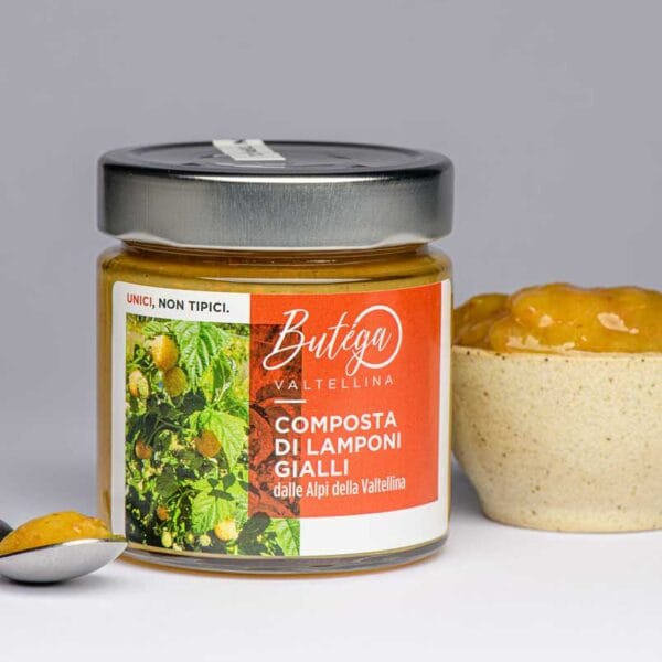 Composta artigianale di lamponi gialli